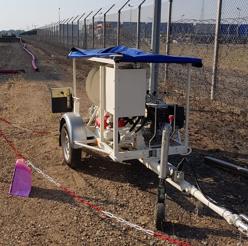 Equipement pose cable